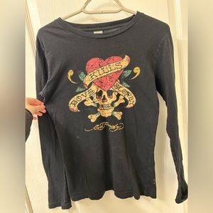 Ed Hardy Original Womens Long Sleeve